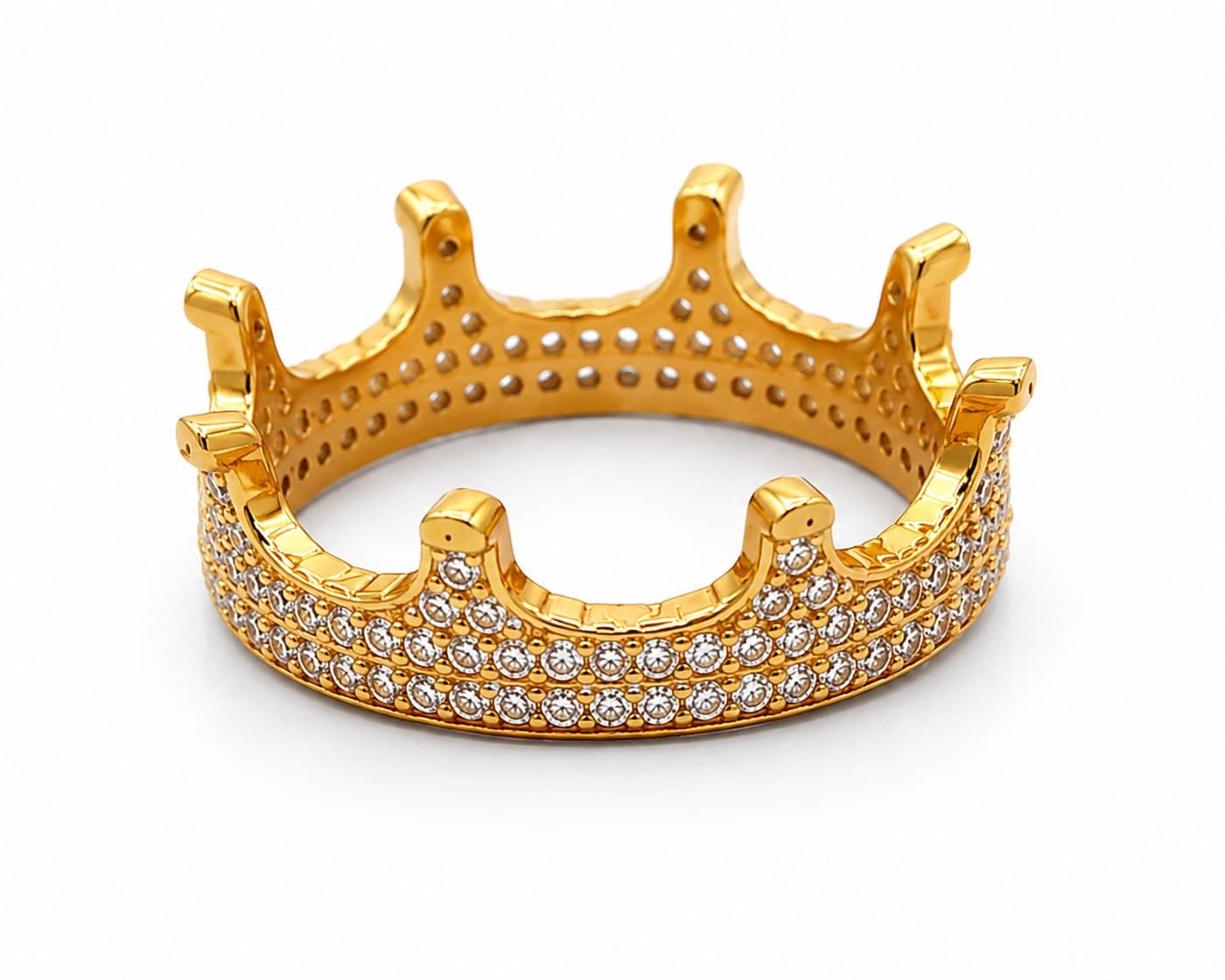18K Gold Diamond Halo Ring Mount